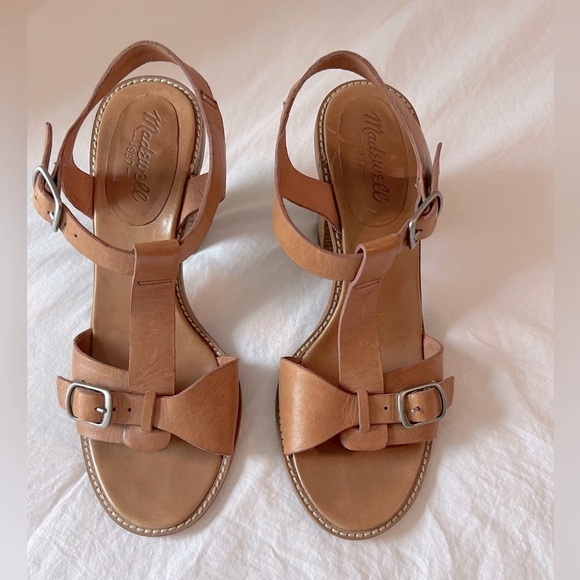 Madewell Loren block heel sandals Size 7 - Picture 2 of 10